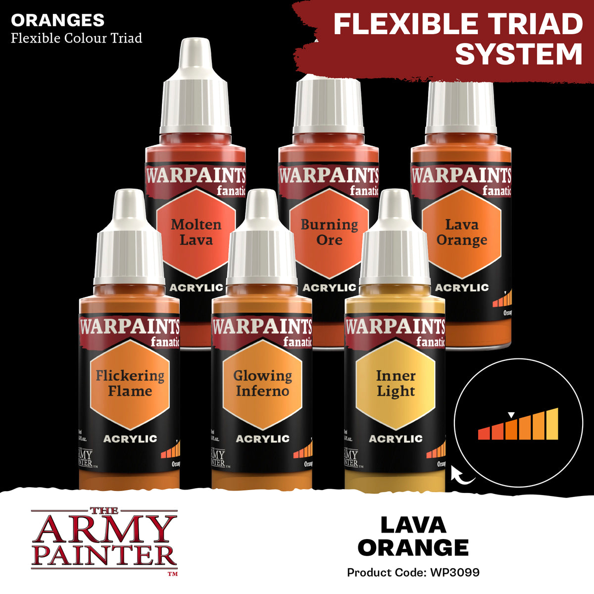 The Army Painter Warpaints Fanatic Lava Orange