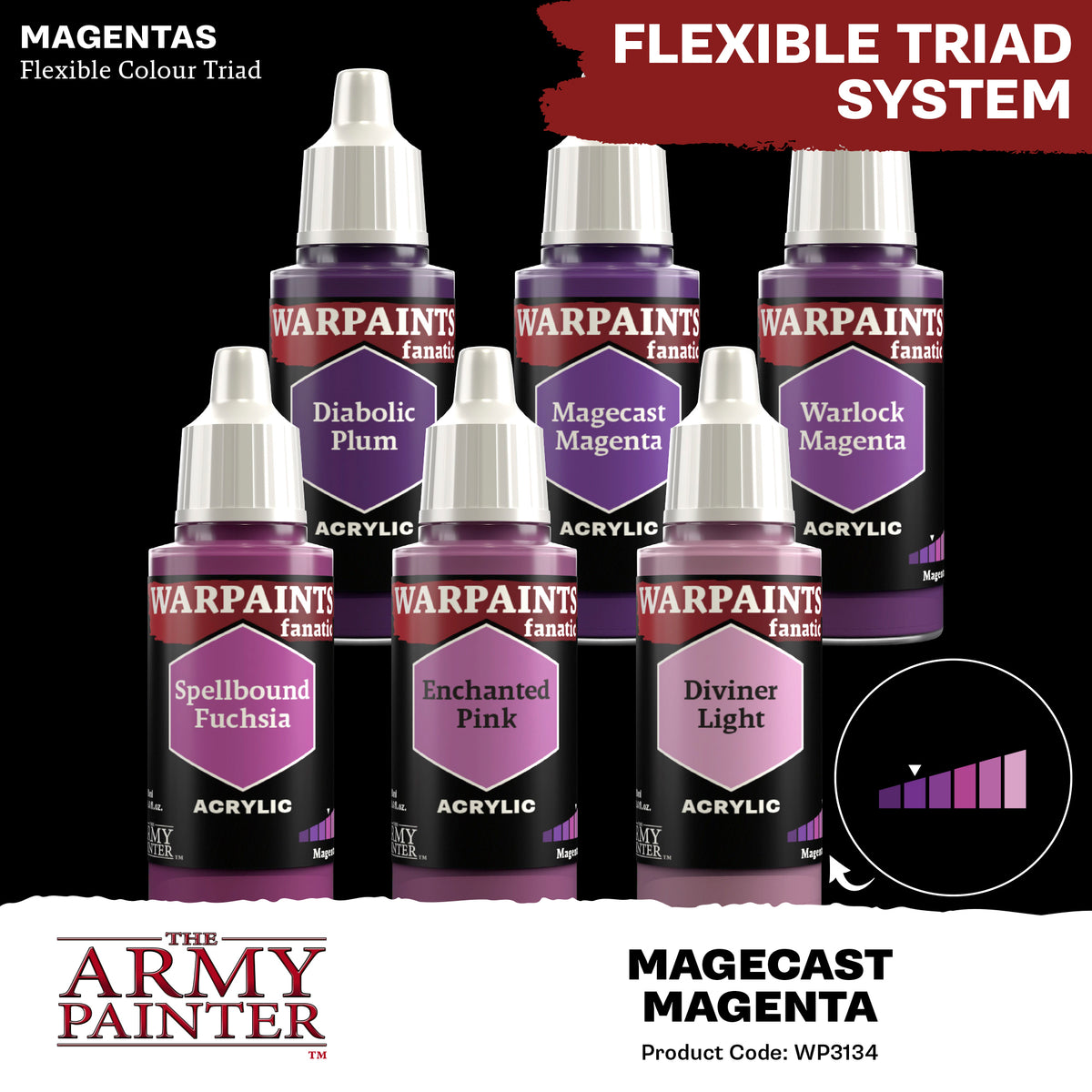 The Army Painter Warpaints Fanatic Magecast Magenta