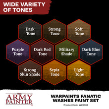 Load image into Gallery viewer, The Army Painter Warpaints Fanatic Washes Paint Set