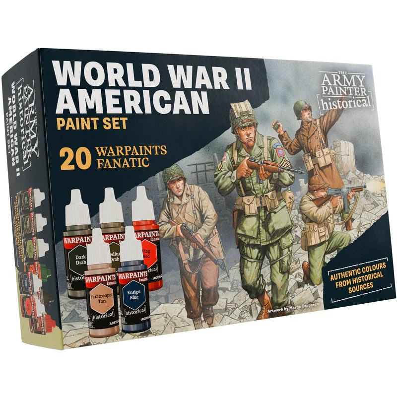 The Army Painter Historical Warpaints Fanatic Paint Set - World War II American