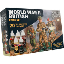 Load image into Gallery viewer, The Army Painter Historical Warpaints Fanatic Paint Set - World War II British