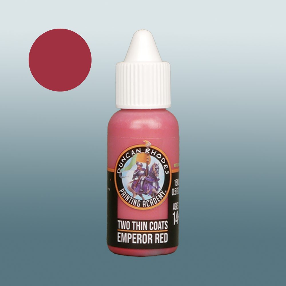 Two Thin Coats Emperor Red