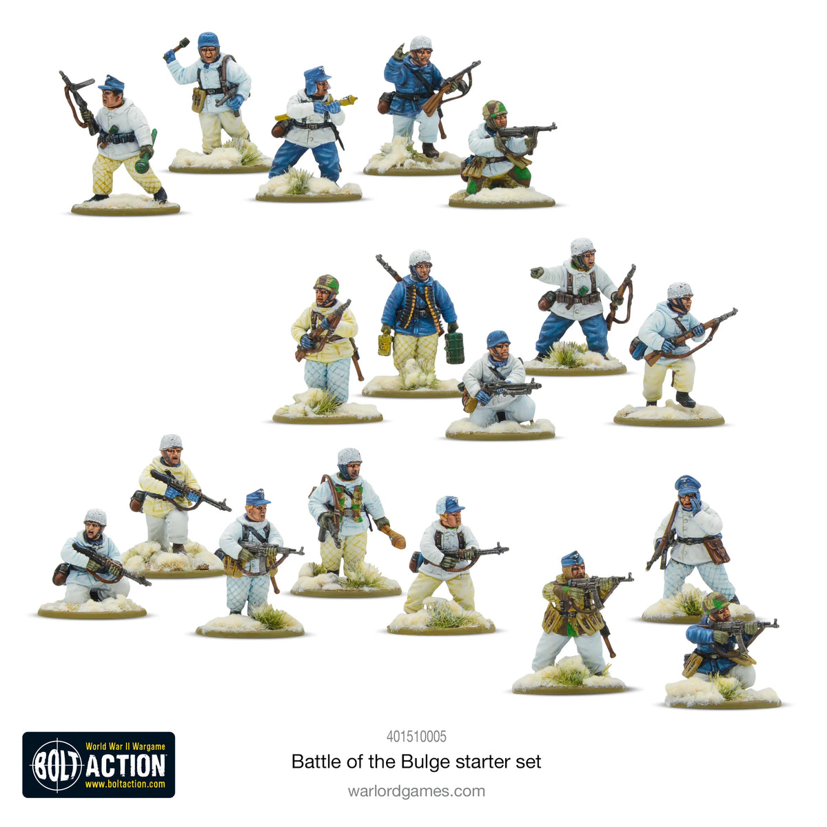 Bolt Action Starter Set Battle Of The Bulge Travelling Man UK