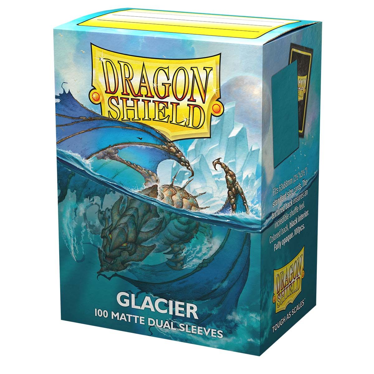 Dragon Shield Dual Matte Sleeves Standard Size Miniom - Glacier (100)