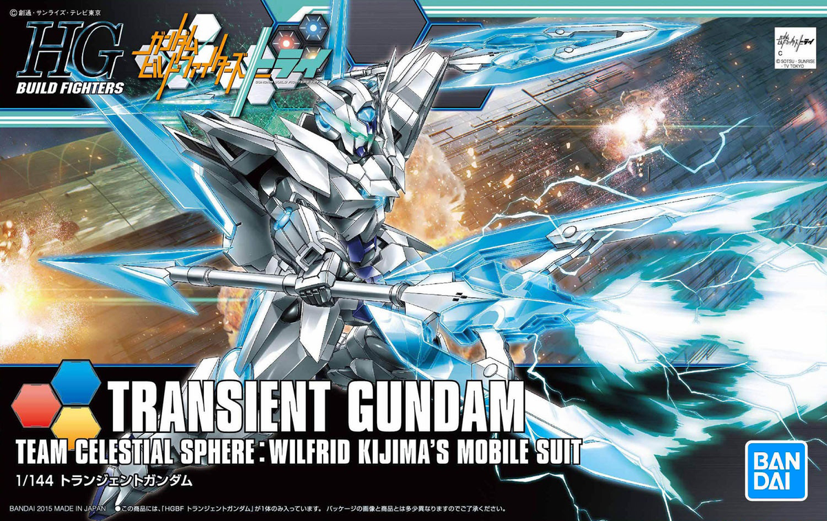 HGBF Transient Gundam 1/144 Model Kit