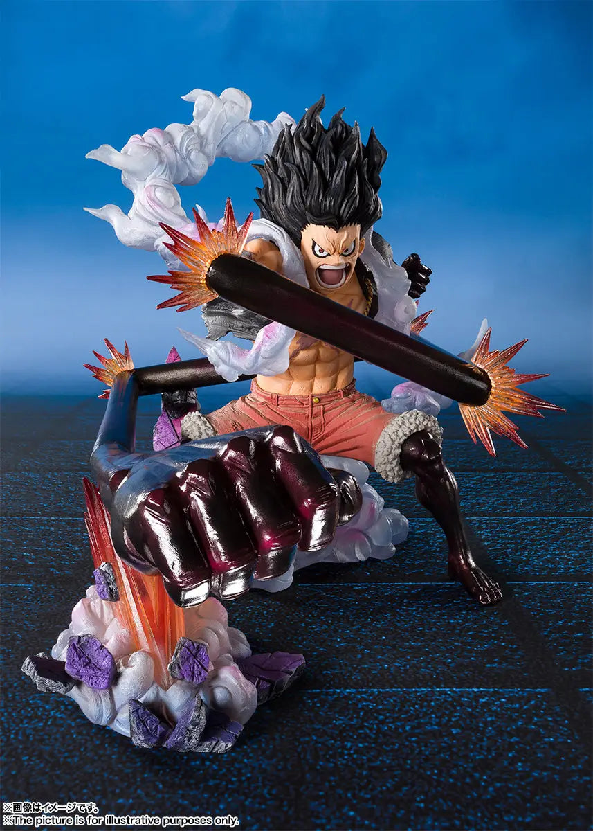 One Piece: Monkey D Luffy (Gear 4 Snake Man King Cobra Ver.) FiguartsZERO Extra Battle Statue Rerelease