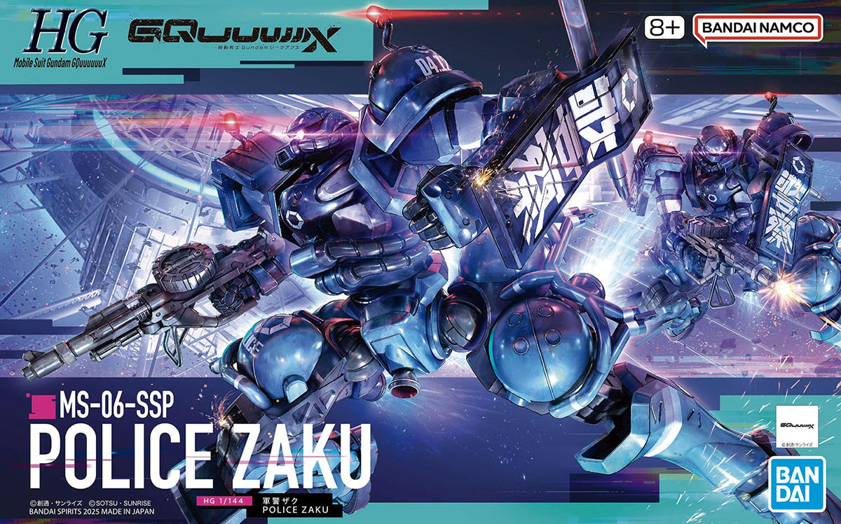 HG MS-06-SSP Police Zaku (GQ) 1/144 Model Kit