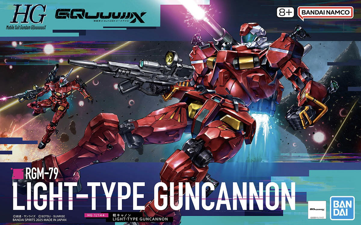 HG RGM-79 Light-Type Guncannon (GQ) 1/144 Model Kit