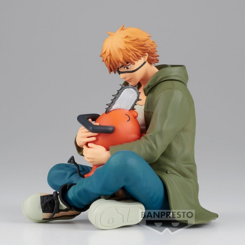 Chainsaw Man Break Time Collection Vol 1 Denji and Pochita Banpresto Figure