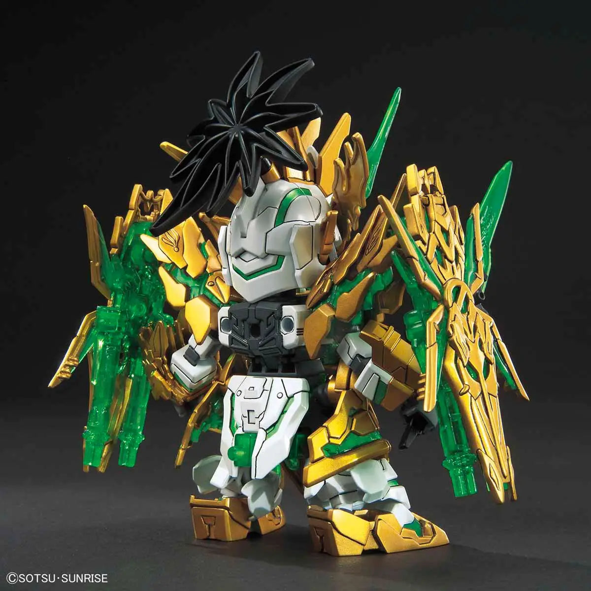 SD Sangoku Soketsuden Long Xian Liu Bei Unicorn Gundam Model Kit