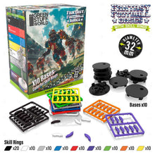 Load image into Gallery viewer, Green Stuff World Compatible Blood Bowl Bases 32mm With Skill Rings