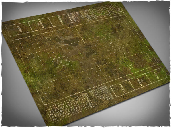 Deep Cut Studios - Muddy Field - Full Bloodbowl Pitch 87x99cm