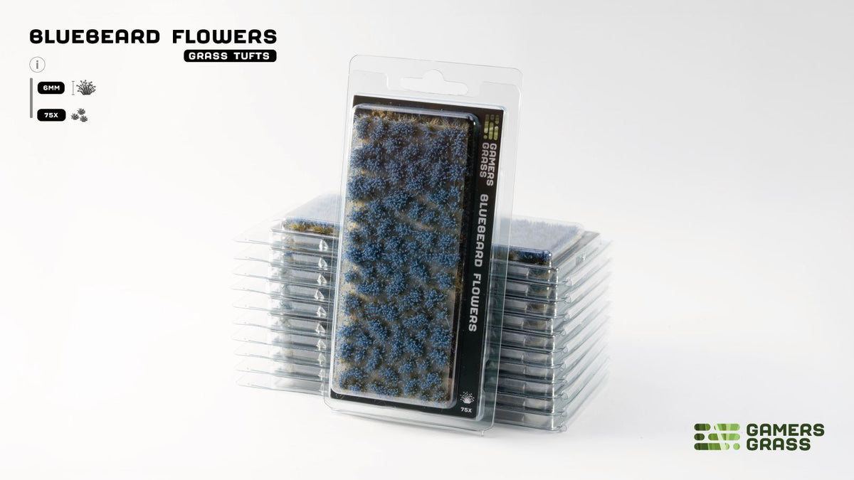 Gamers Grass Bluebeard Flowers