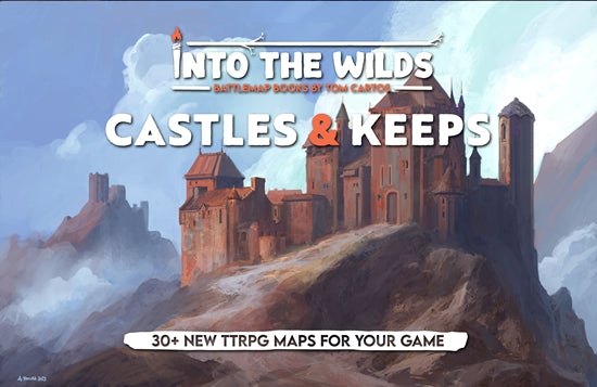 Into the Wilds Battlemap Book Volume 3: Castles & Keeps