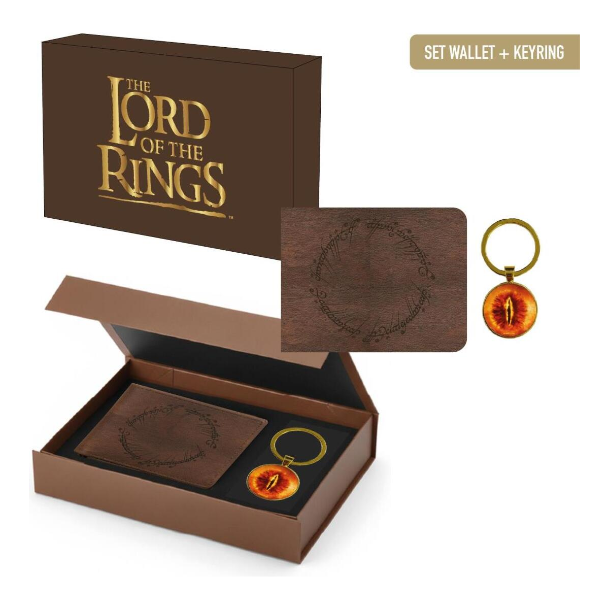 The Lord of the Rings Wallet & Keychain Gift Set
