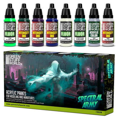 Green Stuff World Paint Set Spectral Army