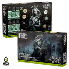 Load image into Gallery viewer, Green Stuff World Paint Set Black And White