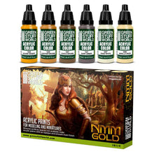 Load image into Gallery viewer, Green Stuff World Paint Set NMM Gold