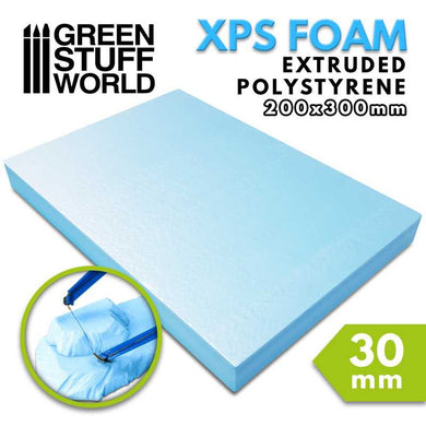 Green Stuff World Extruded Foam XPS 30mm A4 Size