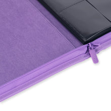 Load image into Gallery viewer, VaultX Exo-Tec Zip Binder Just Purple 12 Pocket