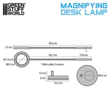 Load image into Gallery viewer, Green Stuff World Lamp With Magnifying Glass Darth Black