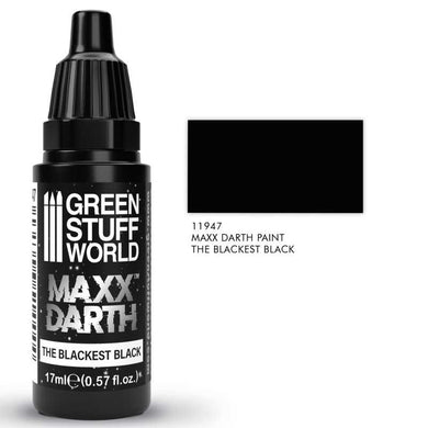 Green Stuff World Maxx Darth Black Paint 17ml