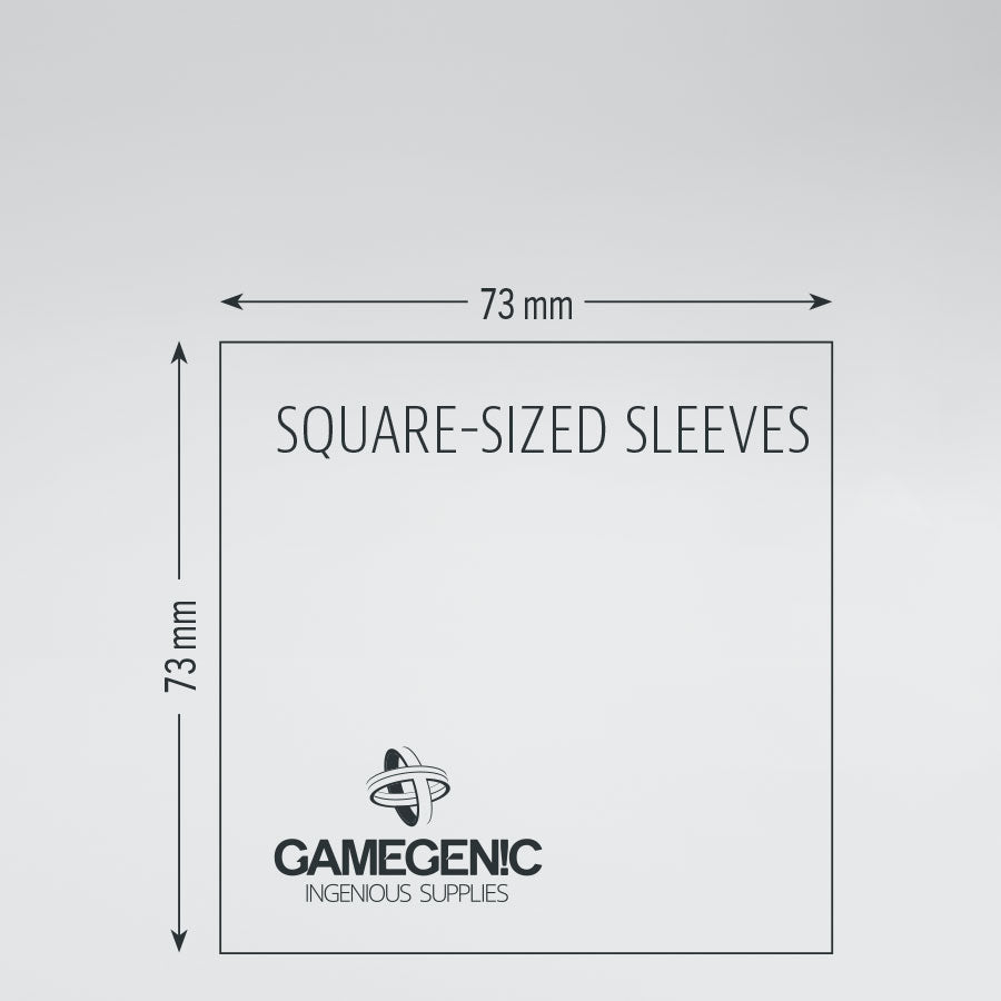 Gamegenic Prime Square Matte Board Game Sleeves (Blue)