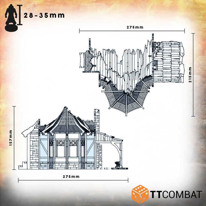 TTCombat Tabletop Scenics - Farrier's Homestead