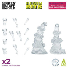 Load image into Gallery viewer, Green Stuff World Modular Clear Ring Smoke Trails For Jump Packs