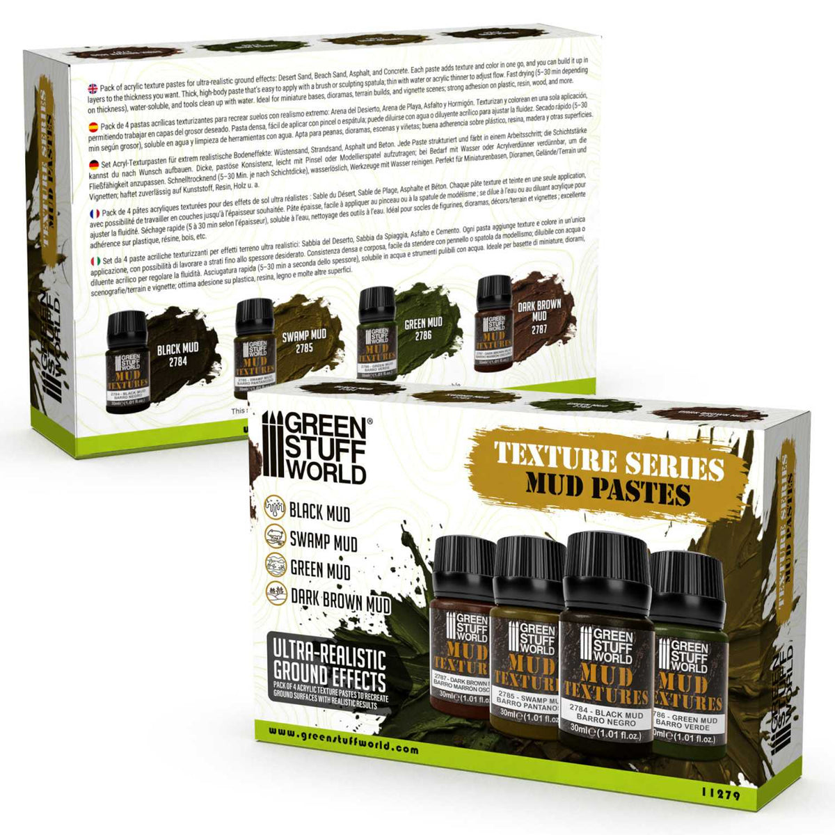 Green Stuff World Mud Textures Set 30ml
