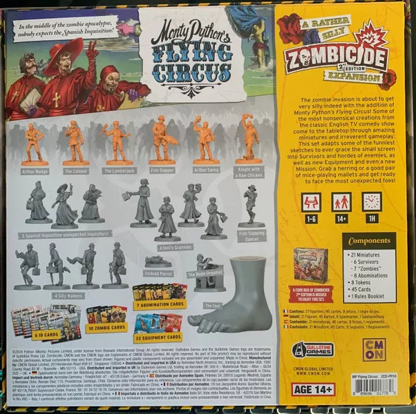 Monty Python's Flying Circus - Zombicide 2nd Edition Expansion