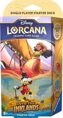Disney Lorcana TCG: Into the Inklands Plenty of Pluck (Ruby / Sapphire) Starter Deck