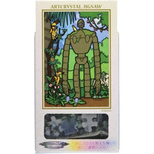 Load image into Gallery viewer, Studio Ghibli Castle in the Sky Robot Gardener Stained Glass 126 Piece Puzzle