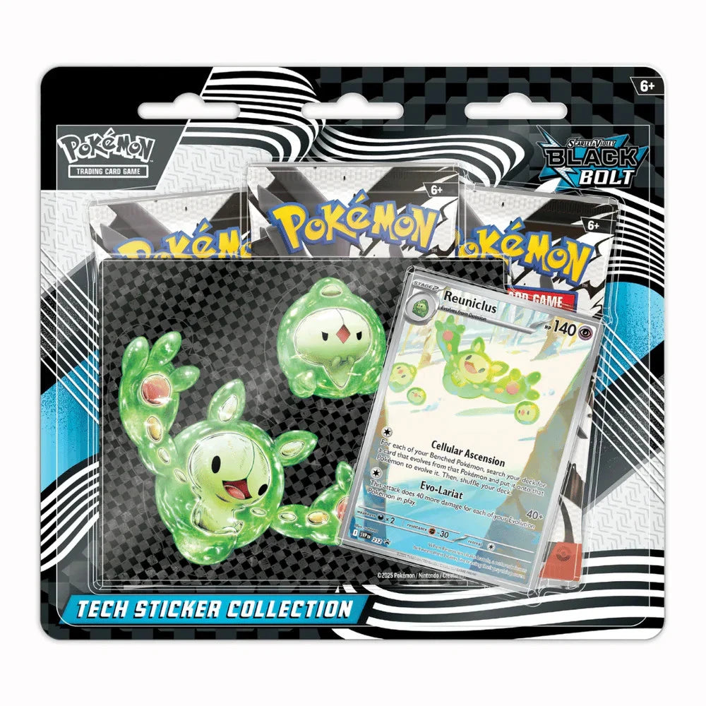 Pokemon TCG Black Bolt Tech Sticker Collection Reuniclus