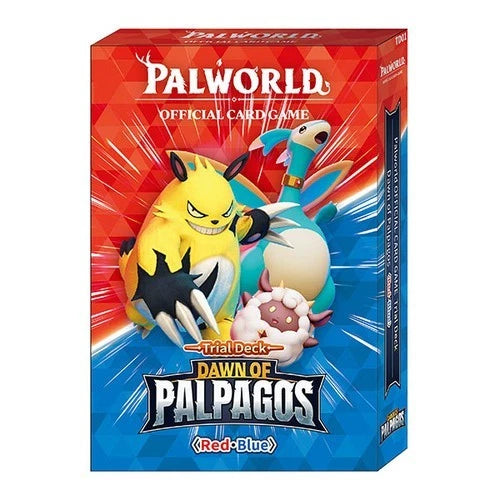 Palworld Official Card Game - Dawn of Palpagos Trial Deck Red Blue
