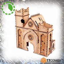 Load image into Gallery viewer, TTCombat Tabletop Scenics - Sci-fi Gothic Ruined Convent Abbey