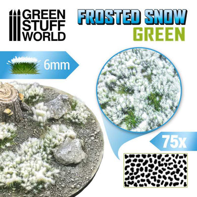 Green Stuff World Grass Tufts Frosted Snow Green 6mm