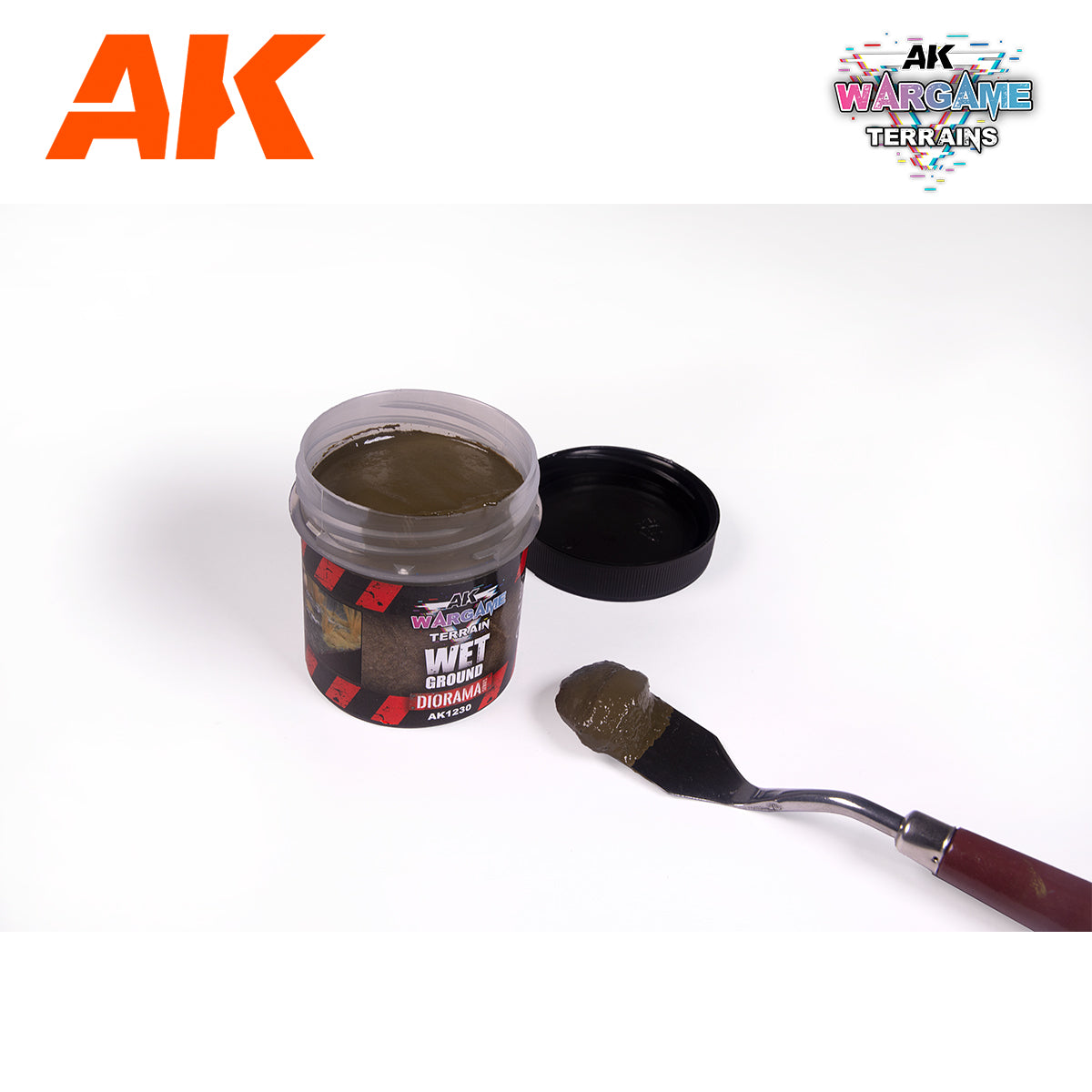 AK Interactive Wet Ground Wargame Terrains 100ml