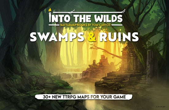 Into the Wilds Battlemap Book Volume 2: Swamps & Ruins