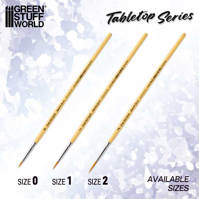 Green Stuff World Tabletop Series Synthetic Brush Size 0