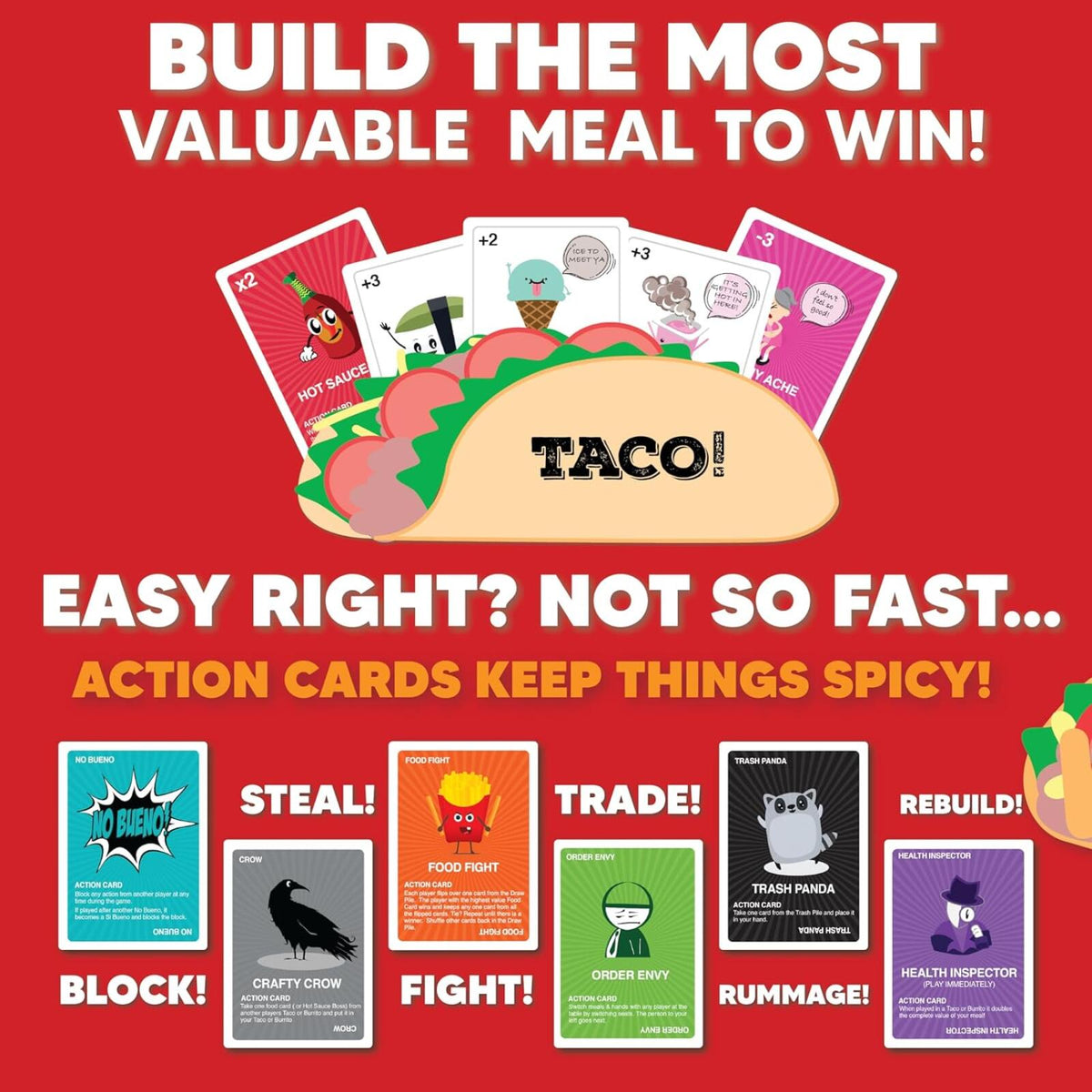Taco vs Burrito The Card Game