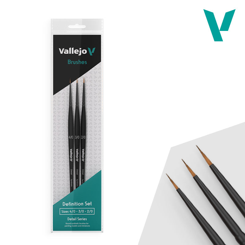 Vallejo Definition Set Brushes - Detail Series