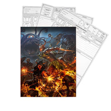 Load image into Gallery viewer, Dungeons & Dragons Character Sheets 2024