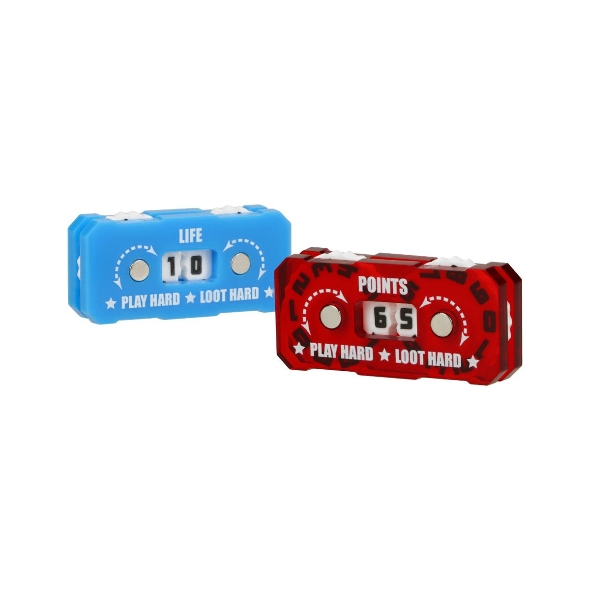 Epic Loot Box Trackers: 20x41mm Range 0-99 - Random Colours (5 pack)