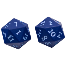 Load image into Gallery viewer, Ultra Pro Vivid Heavy Metal Dice D20 Set of 2