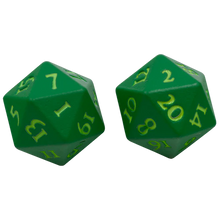 Load image into Gallery viewer, Ultra Pro Vivid Heavy Metal Dice D20 Set of 2