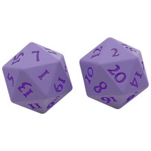 Load image into Gallery viewer, Ultra Pro Vivid Heavy Metal Dice D20 Set of 2