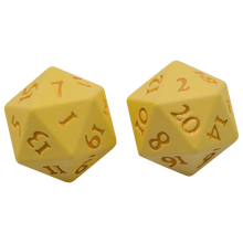 Load image into Gallery viewer, Ultra Pro Vivid Heavy Metal Dice D20 Set of 2