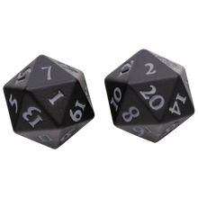 Load image into Gallery viewer, Ultra Pro Vivid Heavy Metal Dice D20 Set of 2