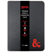 Load image into Gallery viewer, D&D Premium Zippered Book & Character Folio